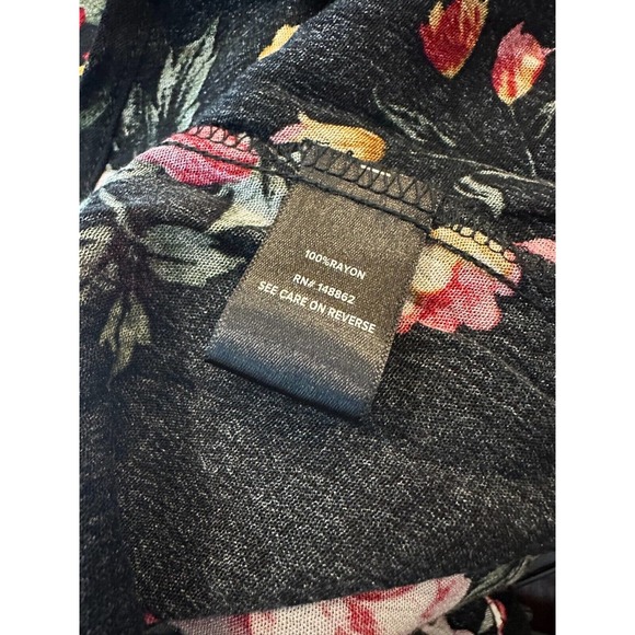 NWT Torrid Babydoll Gauze Keyhole Front Tunic Top Floral Women's Plus Size 4 4X - Picture 8 of 10